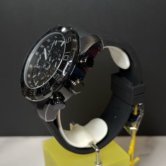 Invicta Speedway SCUBA Typhoon Black Mens Watch 50mm Chronograph 26309 NEW INBOX main image 4